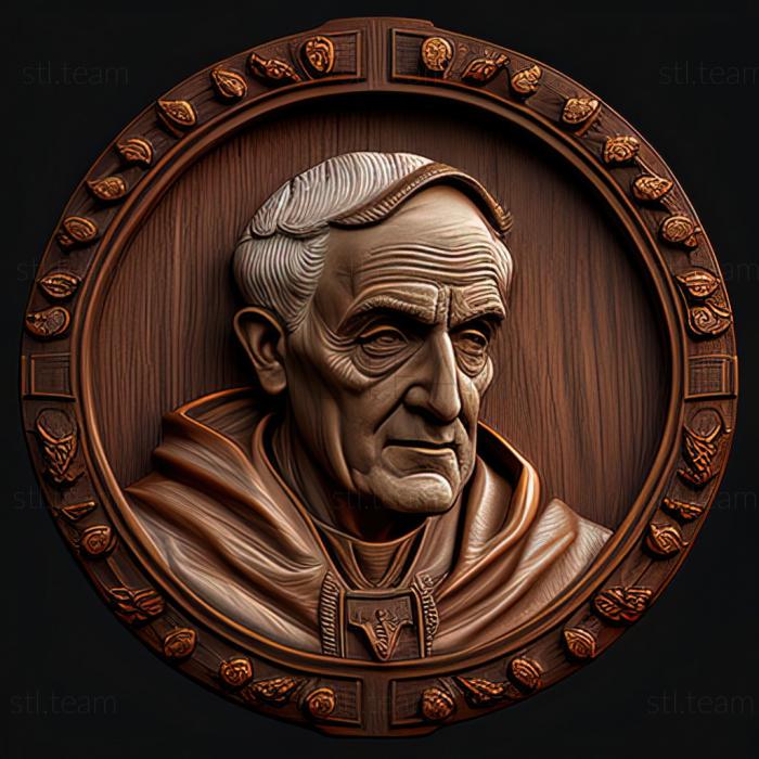 3D model Pope (STL)